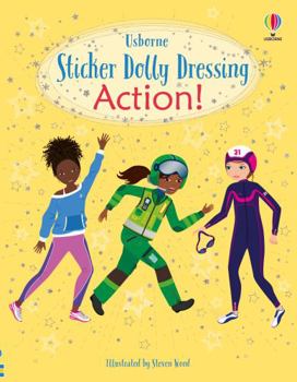 STICKER DOLLY DRESSING ACTION - Book  of the Usborne Sticker Dressing