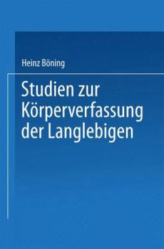 Paperback Studien Zur Körperverfassung Der Langlebigen [German] Book
