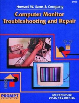 Paperback Computer Monitor Troubleshooting and Repair Book