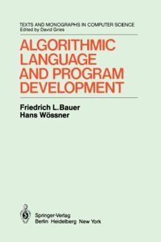 Paperback Algorithmic Language and Program Development Book