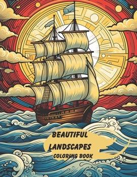 Paperback Beautiful Landscapes a Relaxing Coloring Book for adults: With its beautiful illustrations and tranquil surroundings a great way to unwind and release Book