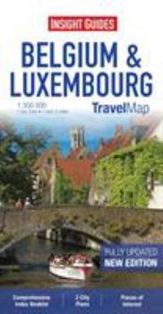 Map Insight Guides Travel Map Belgium and Luxembourg (Insight Travel Maps) Book