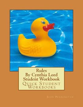 Rules by Cynthia Lord Student Workbook: Quick Student Workbooks