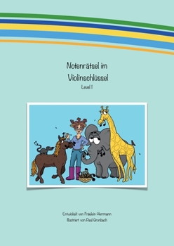 Paperback Notenrätsel im Violinschlüssel: Level 1 [German] Book