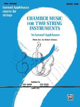 Paperback Chamber Music for Two String Instruments, Bk 1: 2 Violins Book
