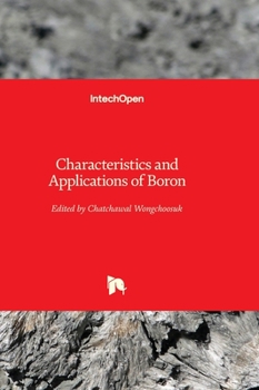 Hardcover Characteristics and Applications of Boron Book