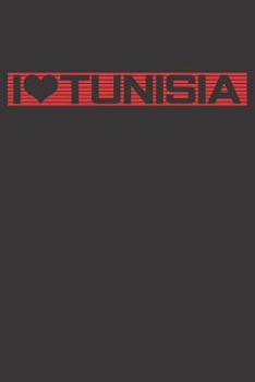 Notebook: Tunisia Shirt Africa Tunisian Heart Dot Grid 6x9 120 Pages