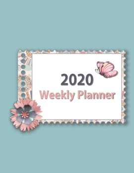 Paperback 2020 Weekly Planner: dated yearly planning calendar with notes, habit tracker, 2-page per week spread Book
