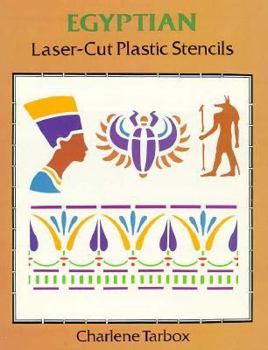 Paperback Egyptian Laser-Cut Plastic Stencils Book