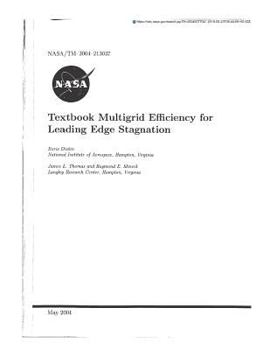 Paperback Textbook Multigrid Efficiency for Leading Edge Stagnation Book