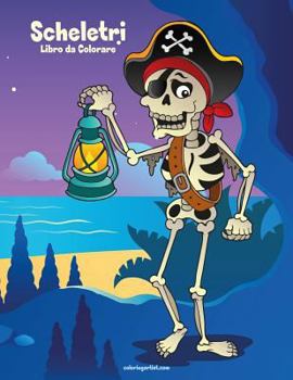 Paperback Scheletri Libro da Colorare 1 [Italian] Book