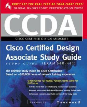 Hardcover Ccda Cisco Certified Design Associate Study Guide (Exam 640-441) [With CD-ROM] Book