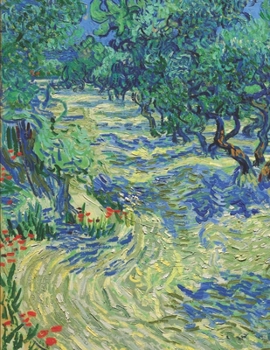 Olive Orchard Black Pages Notebook: Vincent van Gogh Painting | Stylish Large College Ruled Black Paper Journal to Write in | Use with Gel & Ink Pens, ... Composition Notebook (Black Paper Notebooks)