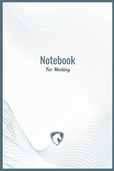 Notebook: For meeting: Gray simple tile