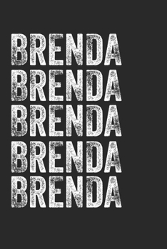 Paperback Name BRENDA Journal Customized Gift For BRENDA A beautiful personalized: Lined Notebook / Journal Gift, Notebook for BRENDA,120 Pages, 6 x 9 inches, G Book