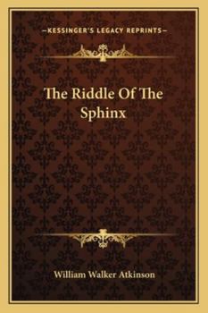 Paperback The Riddle Of The Sphinx Book