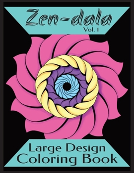 Paperback Zen-dala: Large Design Coloring Book