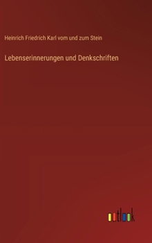 Hardcover Lebenserinnerungen und Denkschriften [German] Book