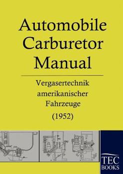 Paperback Automobile Carburetor Manual [German] Book