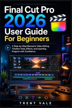 Paperback Final Cut Pro 2026 User Guide For Beginners: A Step-by-Step Manual to Video Editing, Timeline Tools, Effects, and Exporting Projects with Confidence Book