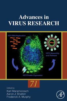 Hardcover Advances in Virus Research: Volume 71 Book