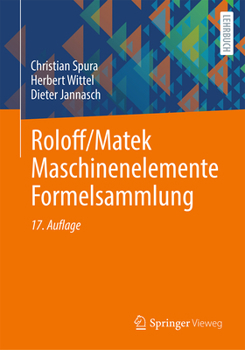 Paperback Roloff/Matek Maschinenelemente Formelsammlung [German] Book