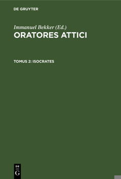 Hardcover Isocrates [Latin] Book