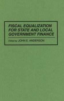 Hardcover Fiscal Equalization for State and Local Government Finance Book