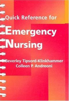 Paperback Quick Reference for Emergency Nursing Book