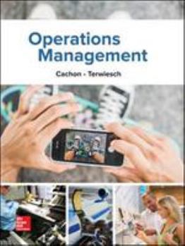 Hardcover Operations Management, 1e Book