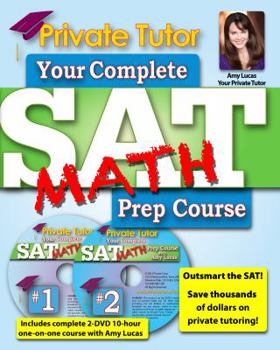 Mass Market Paperback Private Tutor - MATH - 10-Hour Interactive SAT Prep Course - 2 DVDs & Book