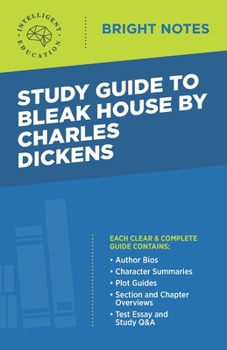 Paperback Study Guide to Bleak House by Charles Dickens Book