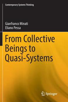 Paperback From Collective Beings to Quasi-Systems Book