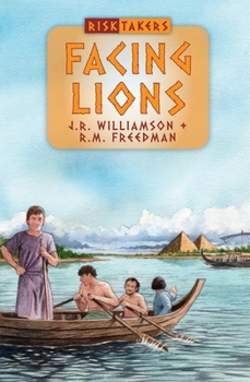 Paperback Facing Lions Book