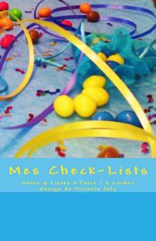 Mes Check-Lists: Notes & Listes a Faire / A Cocher - Design Bleu