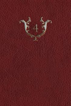 Paperback Monogram "4" Grid Notebook Book