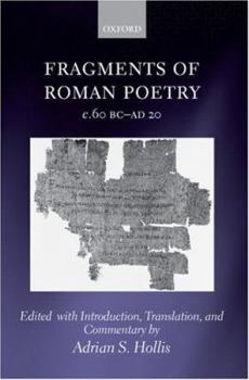 Hardcover Fragments of Roman Poetry C.60 BC-AD 20 Book