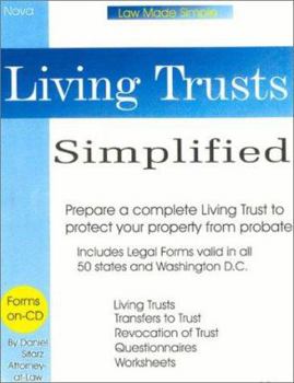 Paperback Living Trusts Simplified: With Forms-On-CD [With CDROM] Book