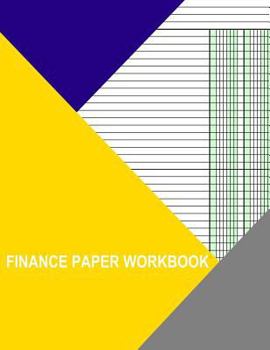 Paperback Finance Paper Workbook: Two Columns Book