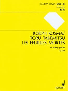 Paperback Les Feuille Mortes: for String Quartet Book