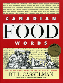 Paperback Canadian Food Words Book