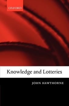 Paperback Knowledge and Lotteries Book