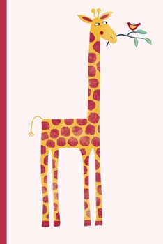 Paperback Notes: A Blank Dot Grid Notebook with Cute Giraffe Cover Art Book