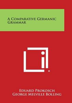 Paperback A Comparative Germanic Grammar Book