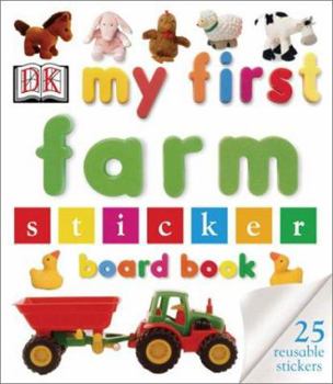 Board book My First Farm Sticker Board Book