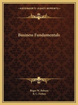 Paperback Business Fundamentals Book