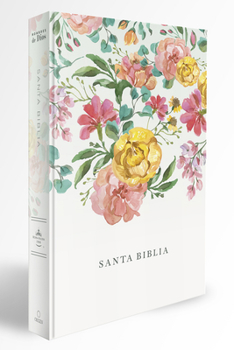 Hardcover Biblia Reina Valera 1960 Tamaño Manual, Tapa Dura, Flores Rosadas / Spanish Bibl E Rvr 1960 Handy Size, Lp, Hc, Pink Flowers [Spanish] Book