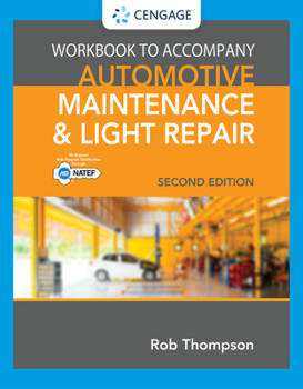 Paperback Student Workbook for Automotive Maintenance & Light Repair Book