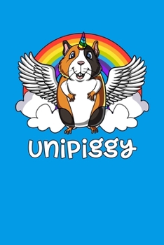 Paperback Unipiggy: Unicorn Guinea Pig Notebook Book