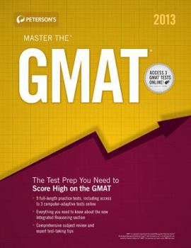 Paperback Master the GMAT Book